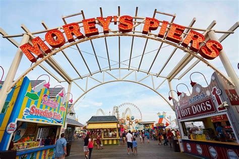 Morey piers - 4 Visit Pass valid for Pier & Water. Park: $157.50 + tax (retails $210). Purchase additional days for $44.25 + tax. This pass is non-transferable & must be used by the same person. Before May 24th and after September 2nd, Pan American guests can enjoy a 30% discount on any items sold at the Morey's Piers ticket booth. 